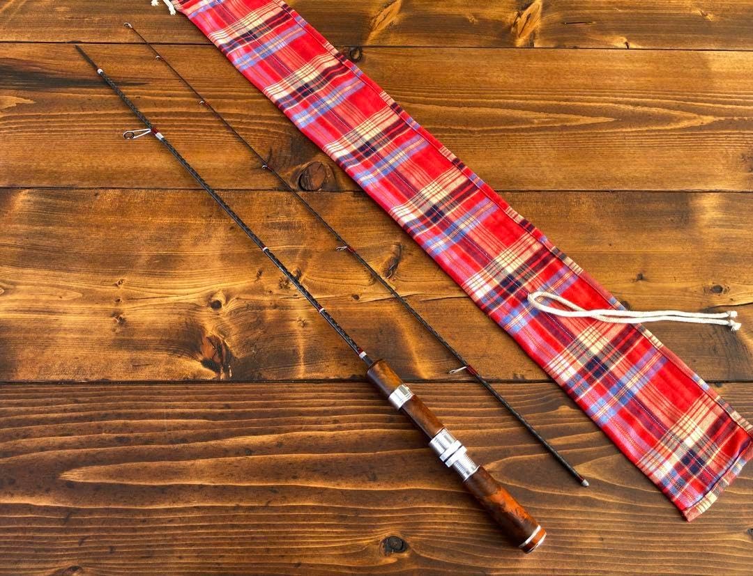 トラウトロッド テレスコロッド ウッドグリップ 天然木 渓流 山女魚