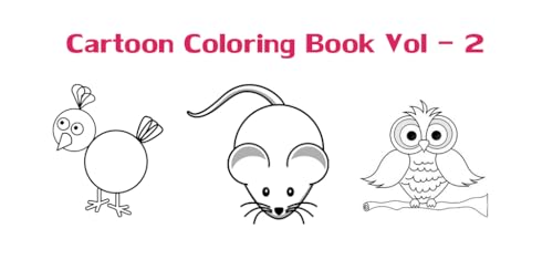 Cartoon Coloring Book Vol - 2