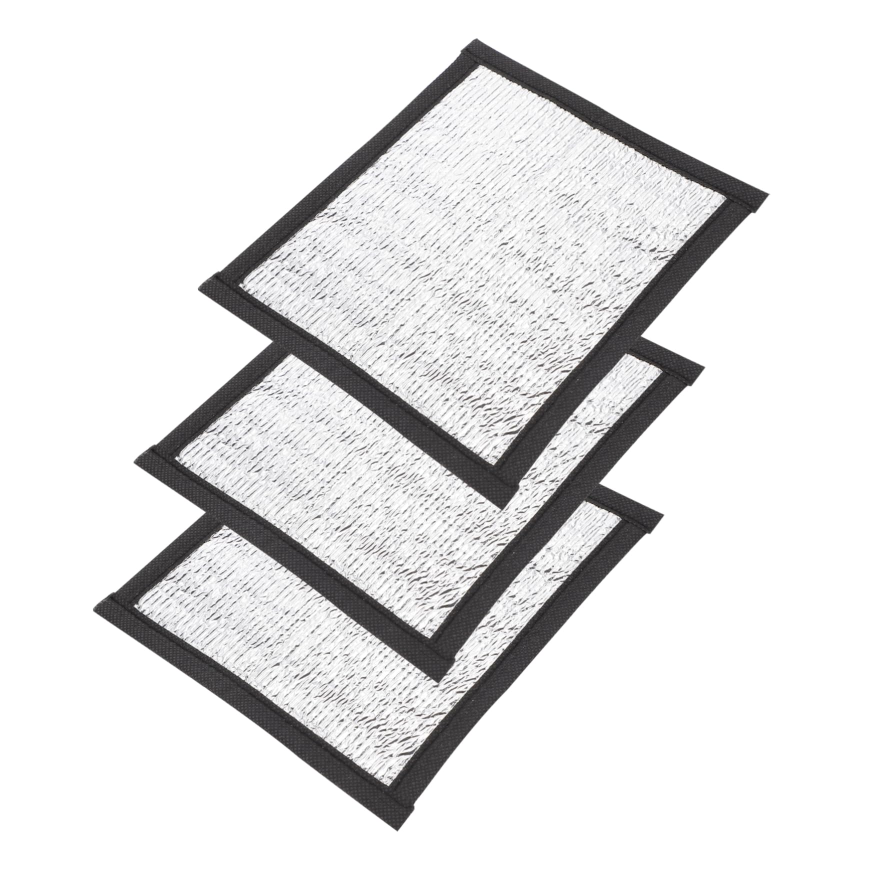 VICASKY 3Pcs Winter Pet Warmer Heating Pad for Reptiles Self Warming Mat for Parrots and Animals Thermal Insulation with Uniform Heat Distribution