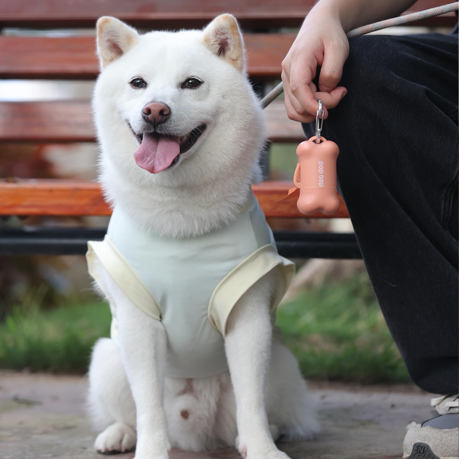 Deo Doo Lot de 60 rouleaux de sacs à déjections canines avec poignées, 720 pièces, de grandes tailles, anti-fuite et extra épais, pour promener les chiens de petite, moyenne et grande taille, avec 2