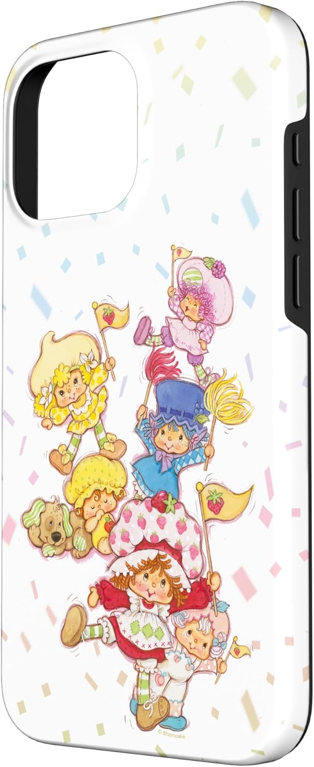 Strawberry Shortcake Vintage Confetti Character Jumble Case for iPhone 16 Pro Max