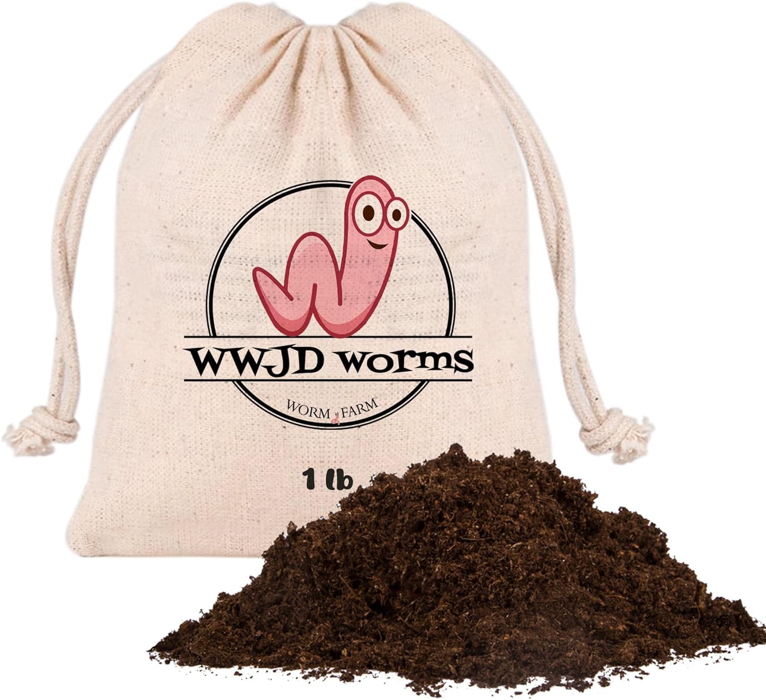 Amazon.com : WWJD Worms - 1lb Worm Bedding for Nightcrawlers and