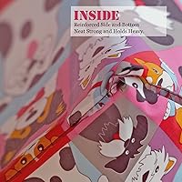 Vista 11 de HAPPYHEDI - Bolsas de comestibles plegables y reutilizables, lavables, asas largas, bolsa plegable, resistente a granel