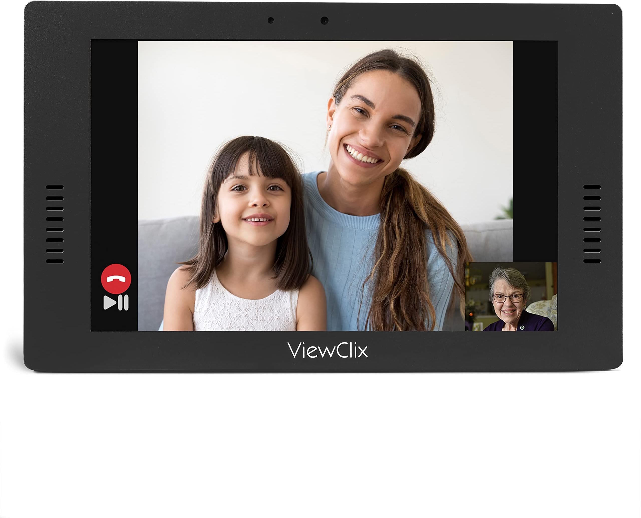 Smart Frame by ViewClix, The Digital Picture Frame with Video Calling, Send Photos & Videos, Designed for Grandparents, Share from Phone, 1 Month Membership Included, 10.1”