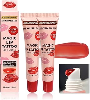 Tatuaje de labios besable, fácil de despegar ...