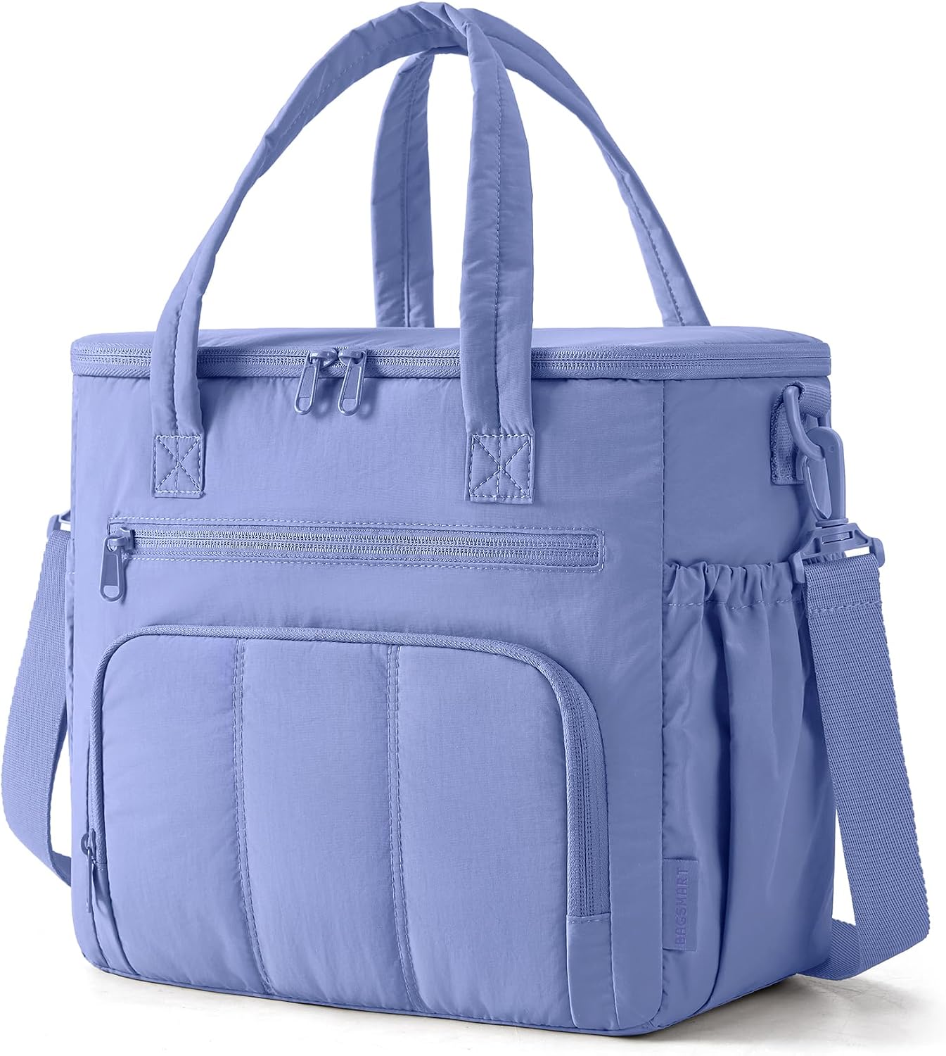 BAGSMART Puffy Insulated Lunch Bag, 13L Lightweight Tote