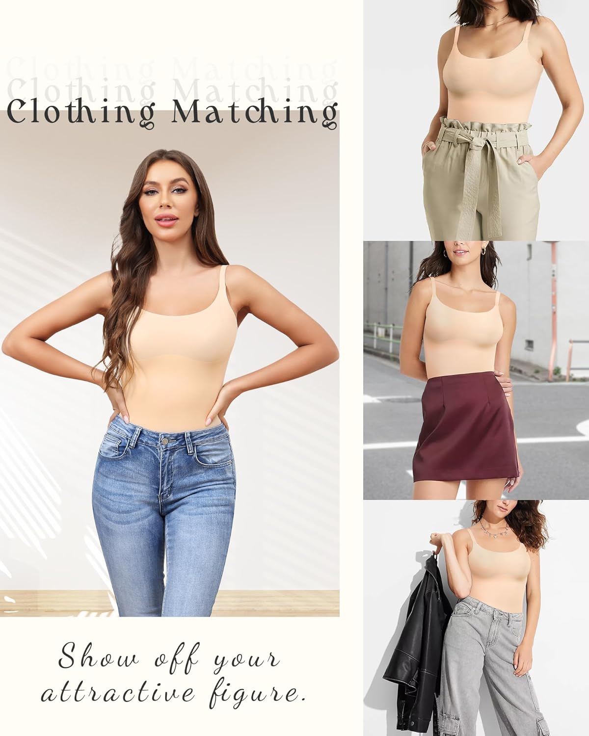 Shapewear Bodysuits For Women Tummy Control Seamless Sleeveless Body Shaper Body Suit XS-XL - Image 6