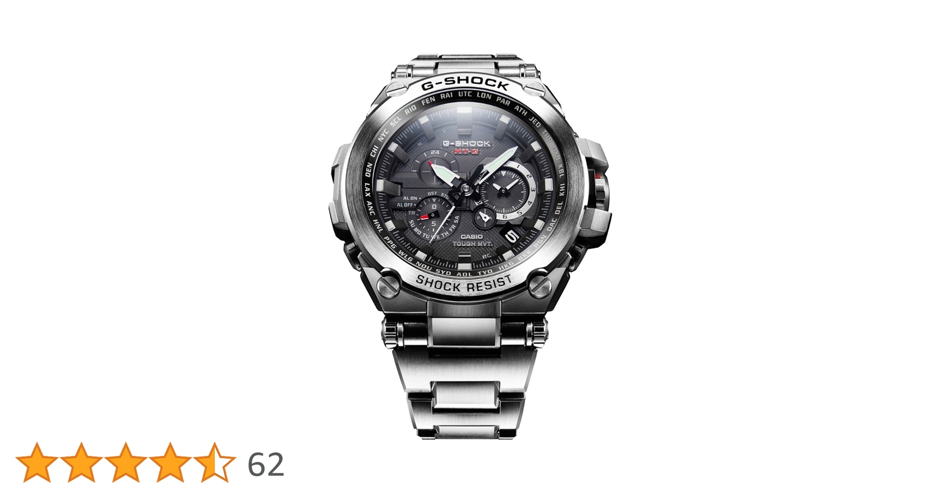 CASIO G-SHOCK MT-G MTG-S1000D ソーラー電波 動作品 カシオ Gショック MTG－S1000D－1ADR（日本型番 MTG-S1000D-1AJF