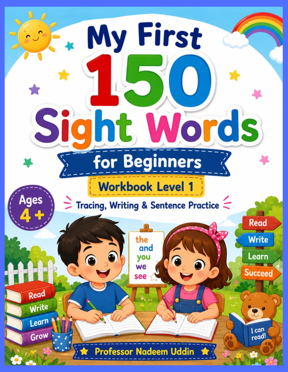 My First 150 Sight Words for Beginners Workbook Level 1