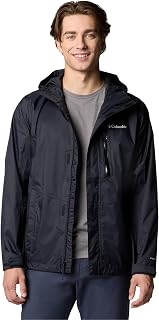 Columbia Men's Pouring Adventure 3 Jacket Waterproof Rain Jacket (pack o...