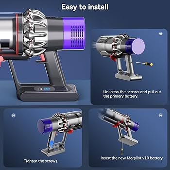 25.2V 5000mAh Battery for Dyson V10 Battery Replacement