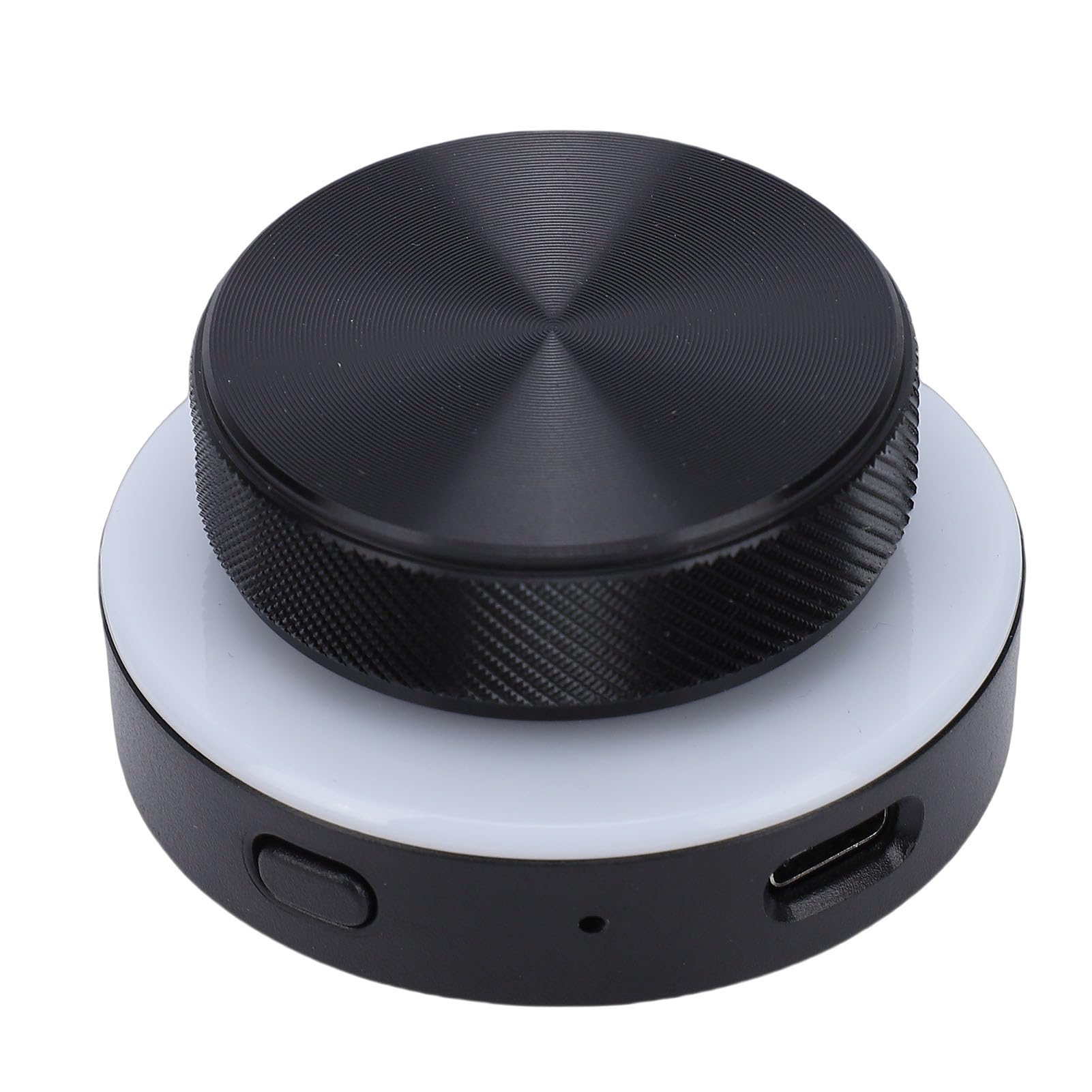 Controller Manopola USB C Personalizzabile Manopola di Controllo Volume Wireless Bluetooth 5.0 2.4G con Luce RGB per PC Laptop Phone Tablet Video Editing