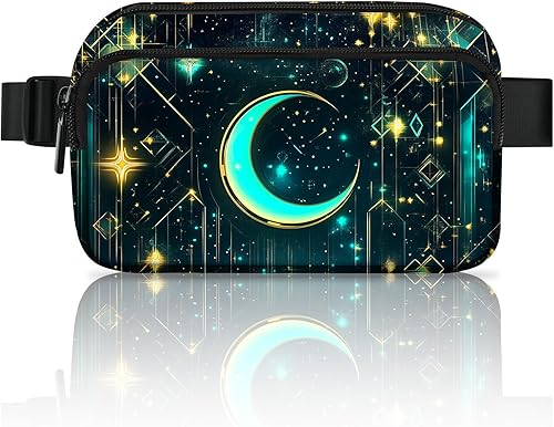 Riñonera a la moda, bolsa ligera para la cintura con correa ajustable, mini bolsas cruzadas para mujer, viajes, deportes, correr, Verde claro,