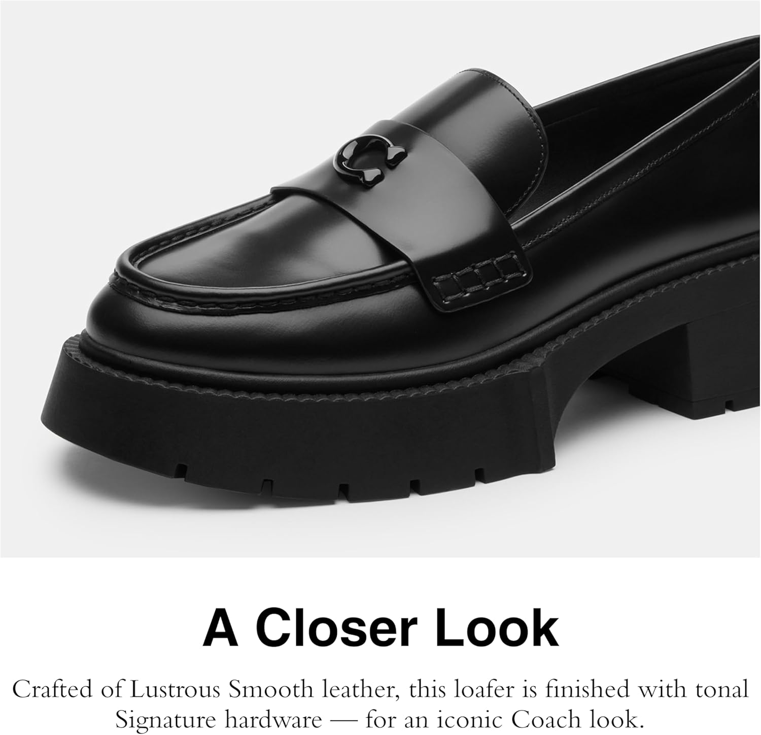 COACH Women's Leah Platform Loafers