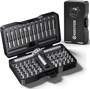 66 in 1 Magnetic Screwdriver Set – Premium Ratchet Screwdriver Kit with S2 Steel Bits & Ergonomic Aluminium Handle – Compact Magnetic Screwdriver Tool for Furniture, DIY Repair, Car & Home