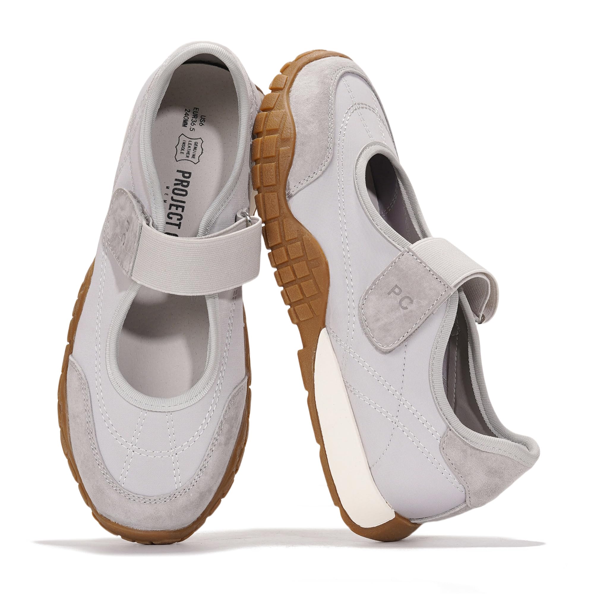 Project Cloud Womens Fashion Sneakers with Memory Foam & Non Slip Outsole