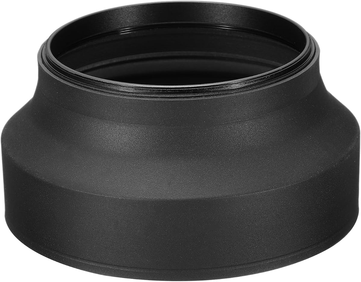 PATIKIL 82mm Camera Lens Hood, Rubber Collapsible Lens Protector | Anti-Reflection Blocks Excess Sunlight Enhance Camera Photography for Nikon, for Fujifilm, for Pentax, for Leica