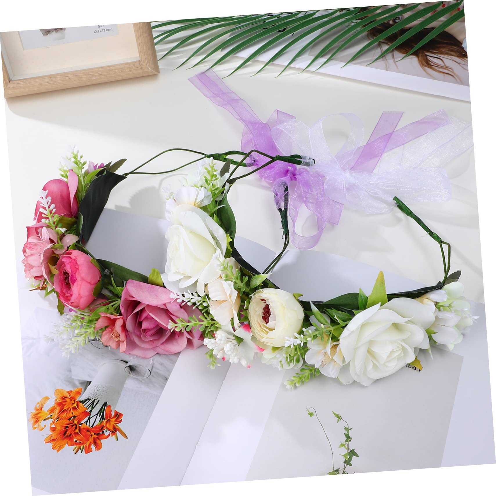 Baluue 6stücke Handgemachte Blumen-haarreifen Für Hochzeiten Festivals Und Partys Leichtes Und Dekoratives Haarschmuck Unvergessliche