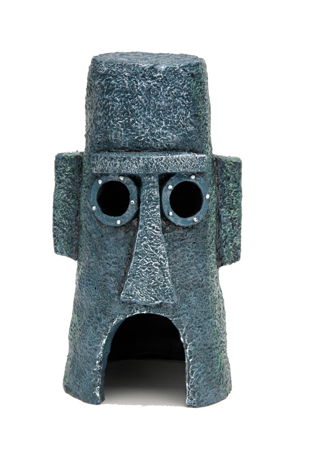 Nickelodeon SpongeBob Square Pants Easter Island Home Aquarium Ornament (Blue Green)