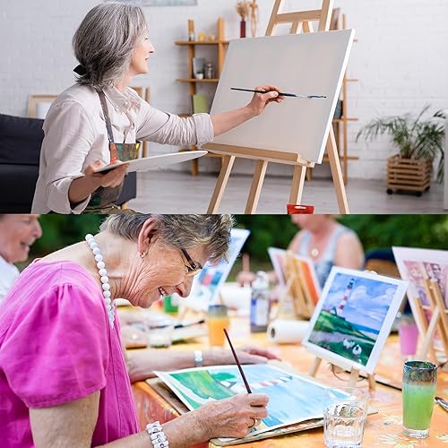 Miniatura 5 de PATIKIL Pincel redondo para pintura, paquete de 3 unidades, acuarela, tinta, caligrafía, pincel, dibujo, arte Sumi-e, mango de madera para