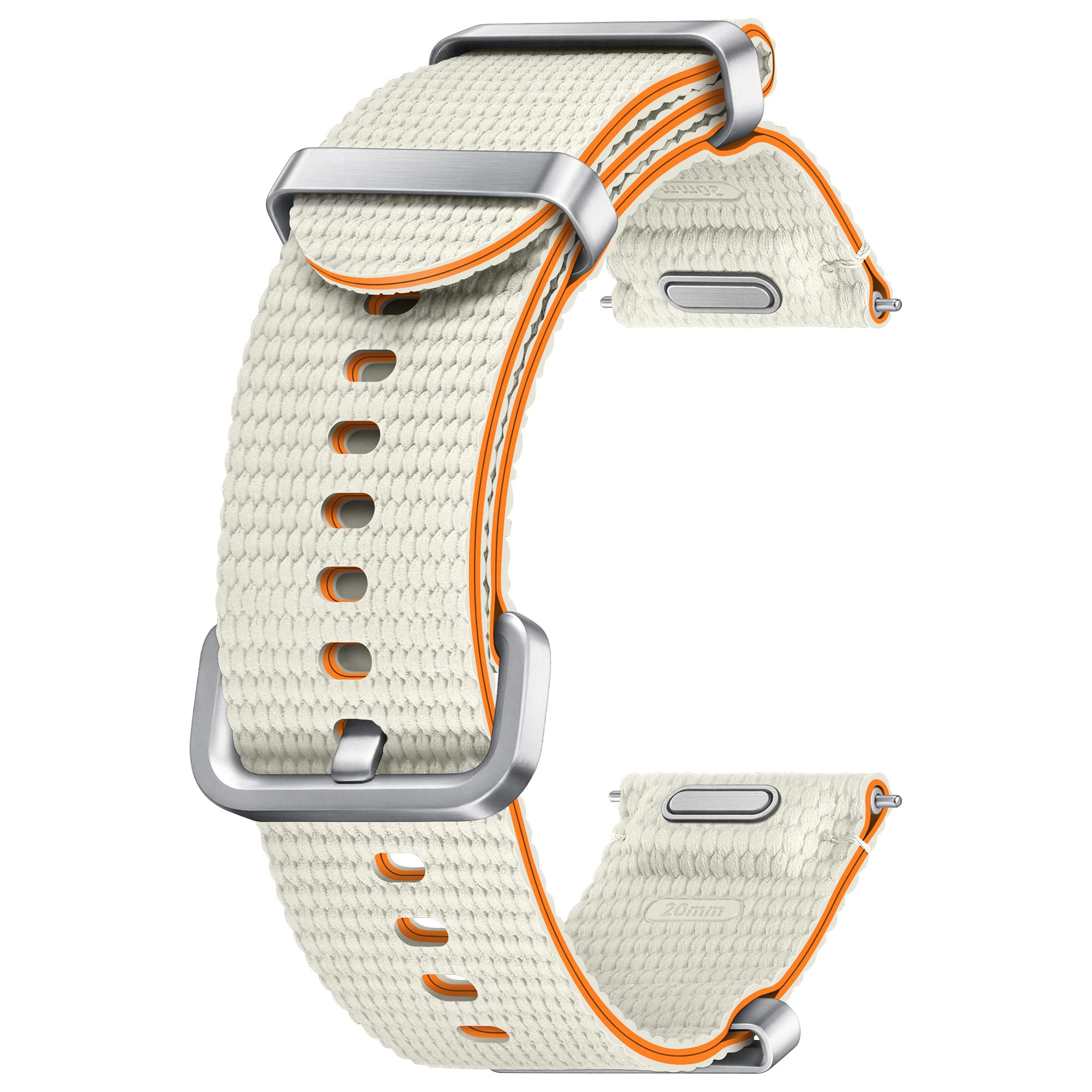 Samsung Galaxy Official Athleisure Band (S/M) for Galaxy Watch7, Cream