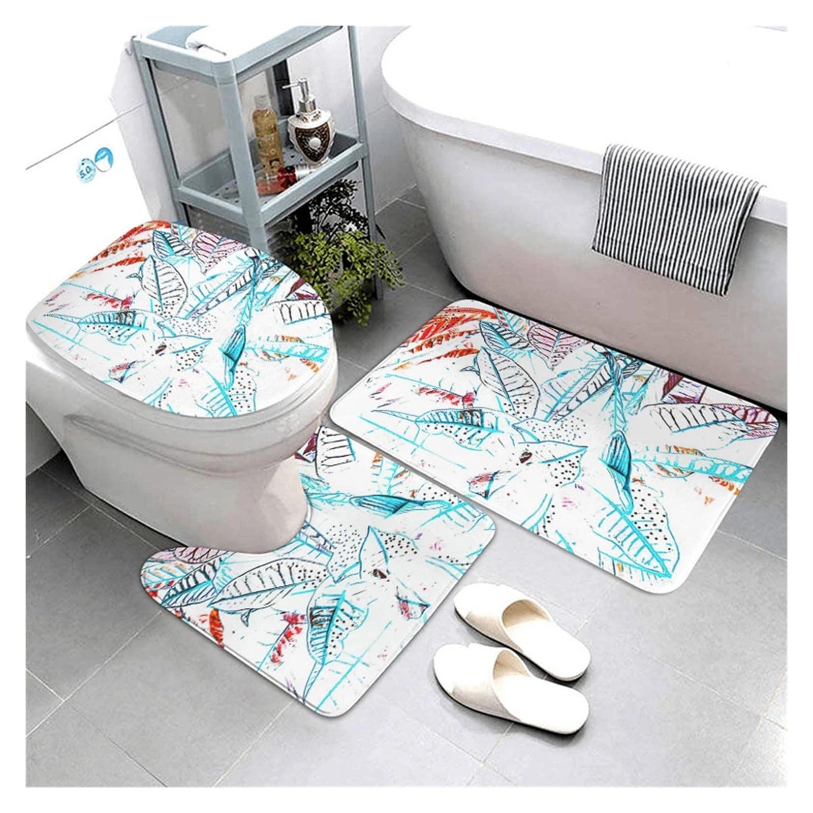 Shower Mat Bedroom Room Mat Bathtub toilet rug Anti-slip Bath Bathroom Small Rug(2208sjt-001727)