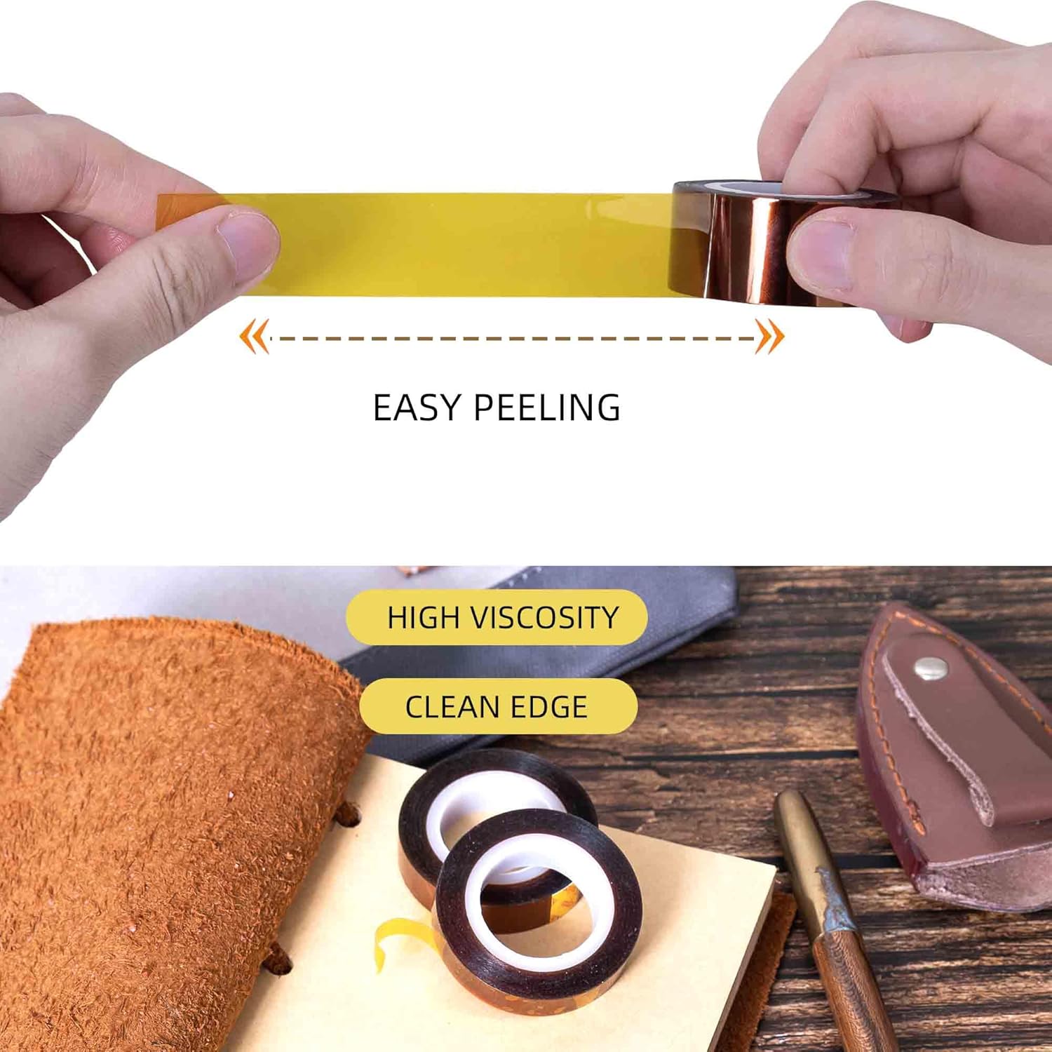 K15 Heat Tape - Professional Heat Press Tape for Vinyl Sublimation Heat Sublimation Heat Transfer, Oxidation and High Temperature Resistance Residue Free - 4Pack, 0.4 inch x 54FT - Image 6