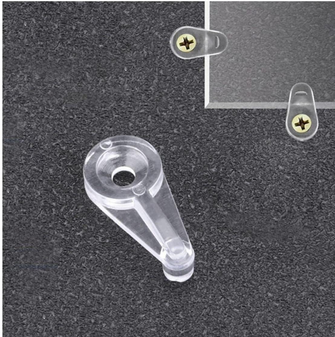 8 Pezzi Morsetto Di Vetro Lega Di Zinco, Bagno Vetro Clip, Clip