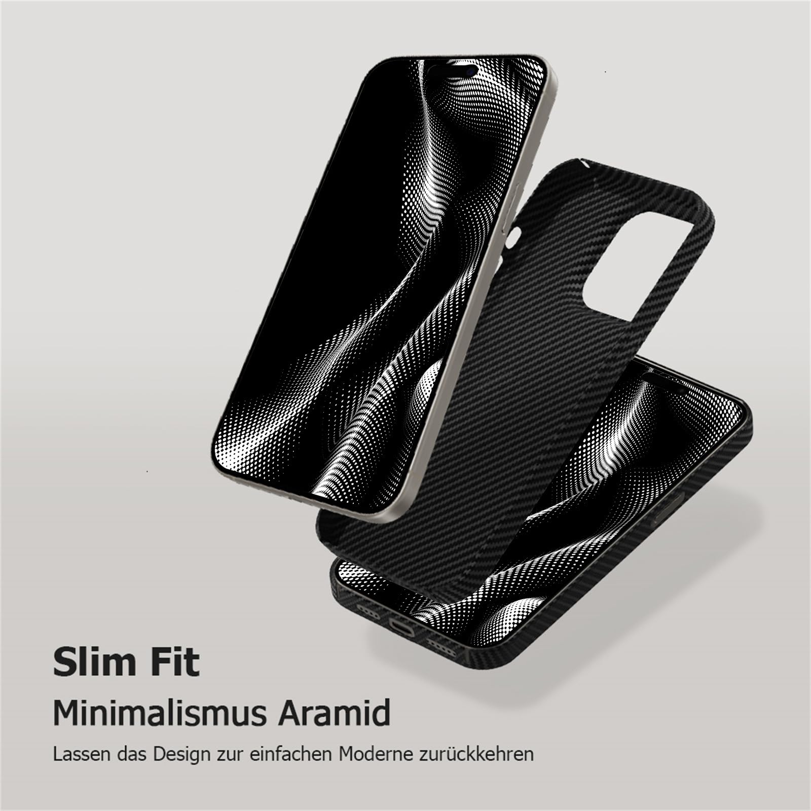 Qichenlu Bulletproof Aramid Fibre 600D Black Aramid Case For