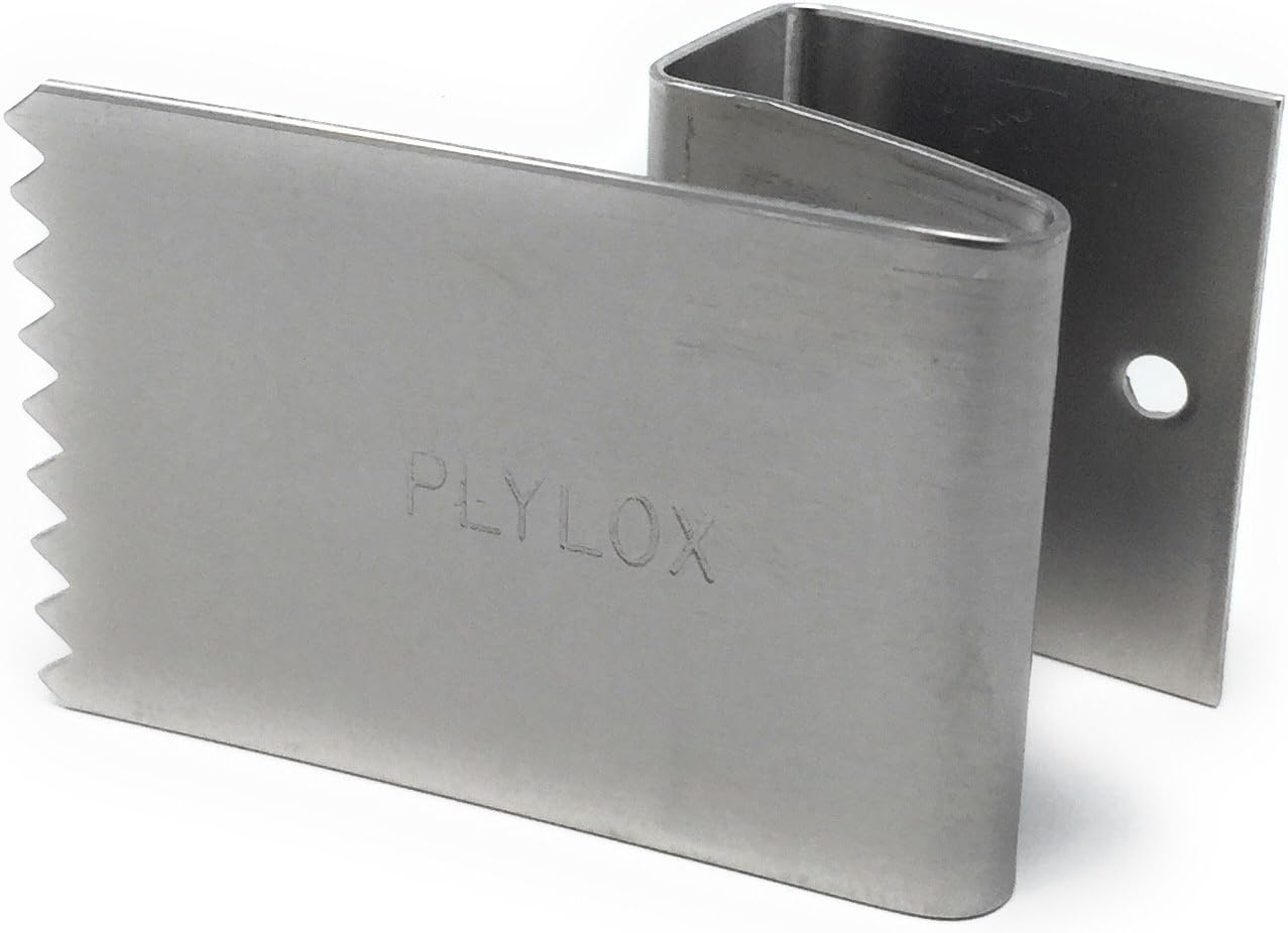 PLYLOX Hurricane Window Clips 20 Pack (Stainless Steel, 3/4")