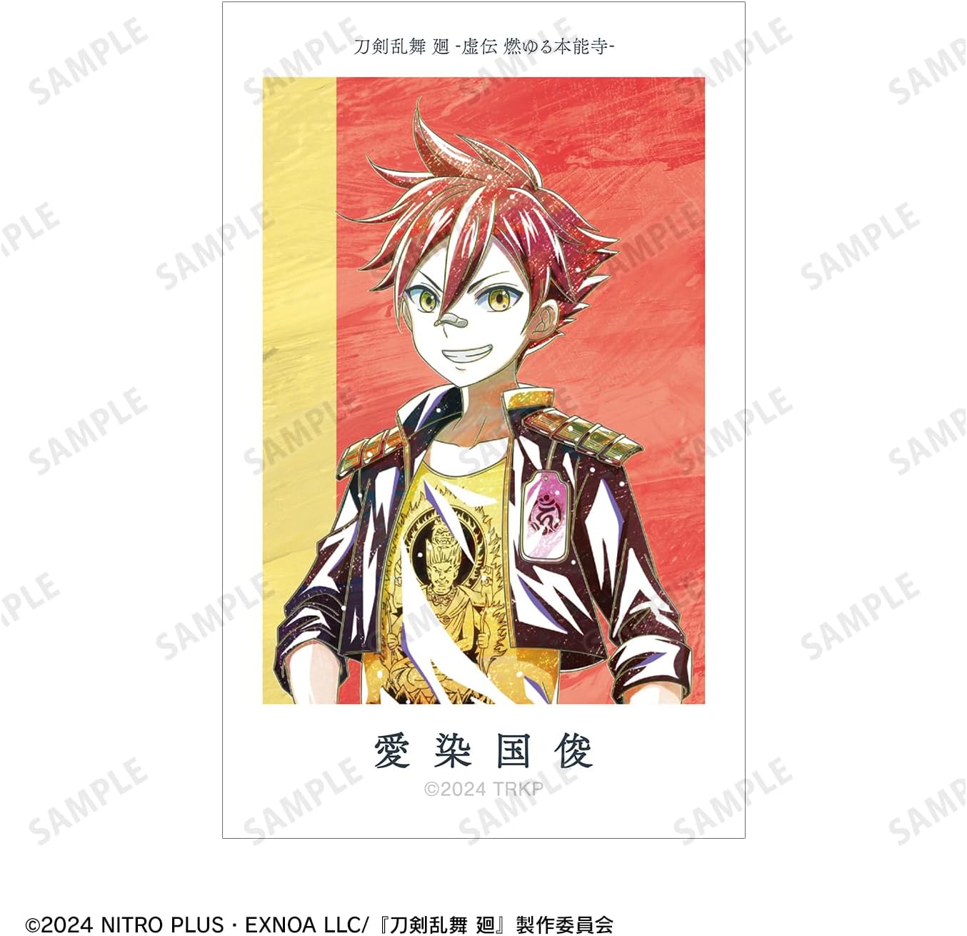 Anime Touken Ranbu Jai Shiden Burnyuru Honnoji Aiyoku Shun Touken Ranbu Jigu Shiden Burnuru Honnoji ANI Art Vol. 2 Illustration Cards Set of 2