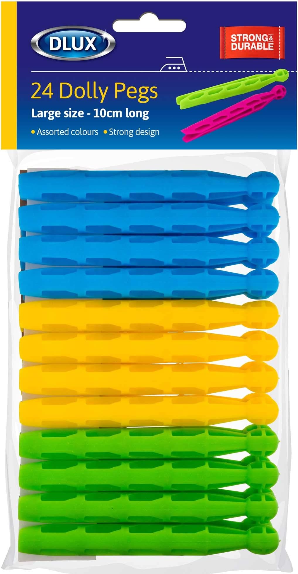 Clothes Pins,48 Pack Colored Plastic Clothespins, Clothes Pins Heavy Duty Outdoor, Non-Slip Laundry Clips For Hanging Clothes, Towels, Crafts, Picture, Clips Food Package Clips - Foto 11