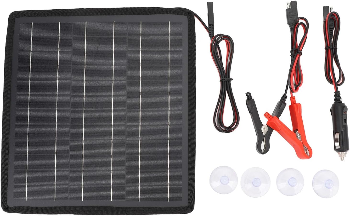 10W Solar Panel Charger Solar Panel Kit High Conversion Rate IP65 Portable Solar Panel for Vehicle Yacht Charging