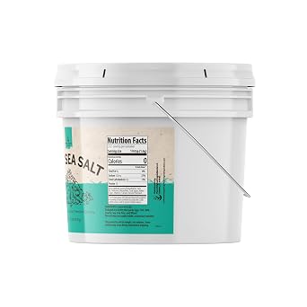 Pure Original Ingredients Sea Salt (1 Gallon) Coarse Grain, Sourced From Spain, Cooking, Bath Additive