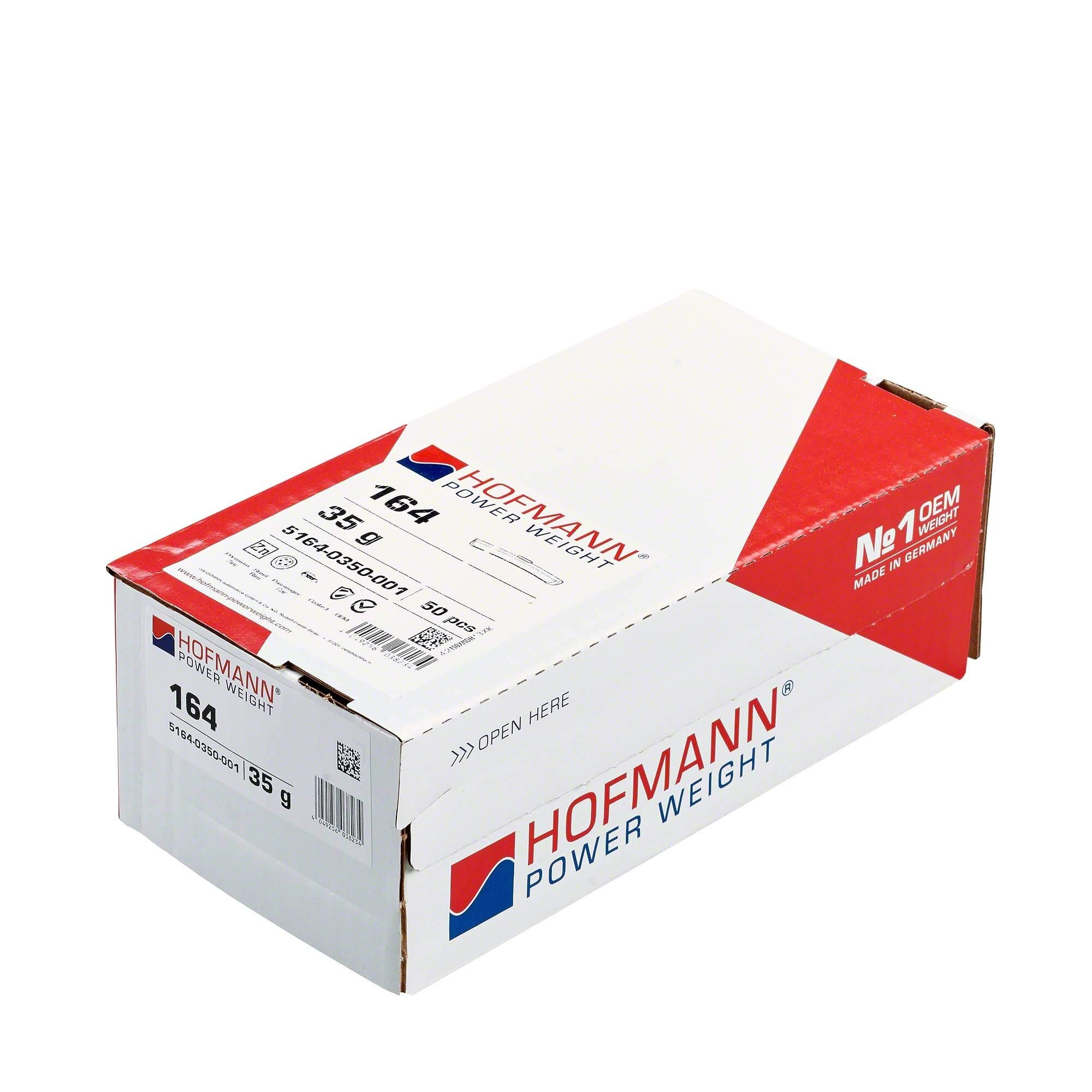 Hofmann Power Weight 5164-0350-001 Schlaggewichte Zink 35 g , 50 Stück