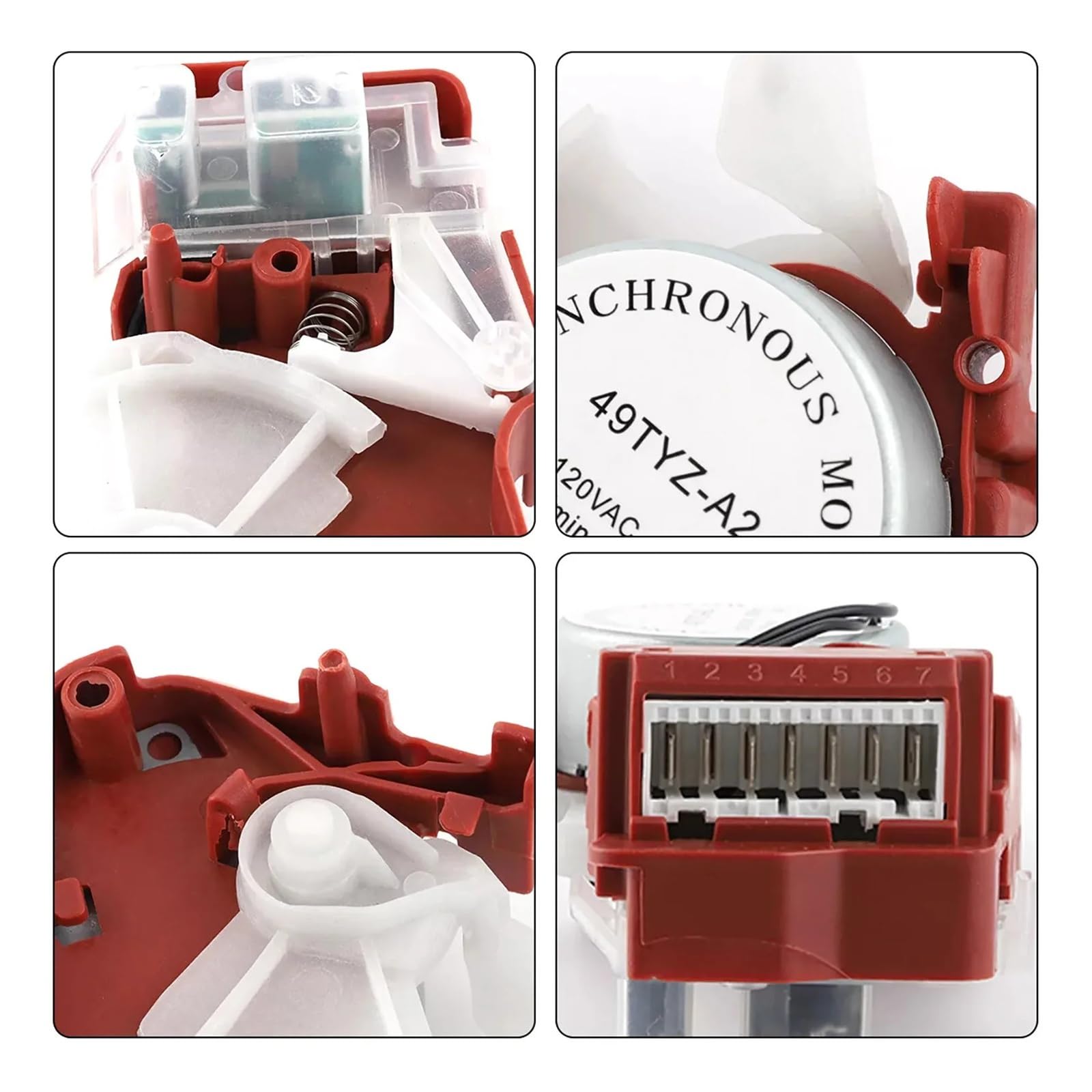 Interruttore Attuatore Cambio Lavatrice Compatibile con Attuatore Lavatrice Whirlpool Kenmore, W10006355