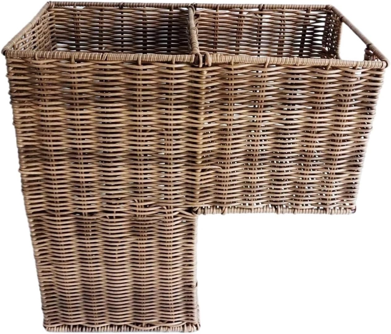 Stair Basket Ladder Basket Pp Rattan Woven Sundry Storage Stair Handle