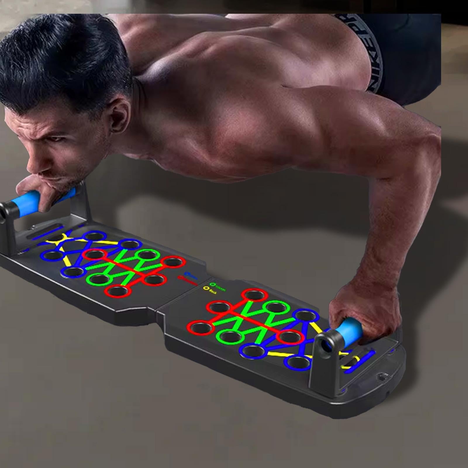 Deska pushup, wielofunkcyjny sprzęt do ćwiczeń, antypoślizgowe stojaki pushup, automatyczny licznik, trwały, kompaktowy, domowa siłownia, trening całego ciała