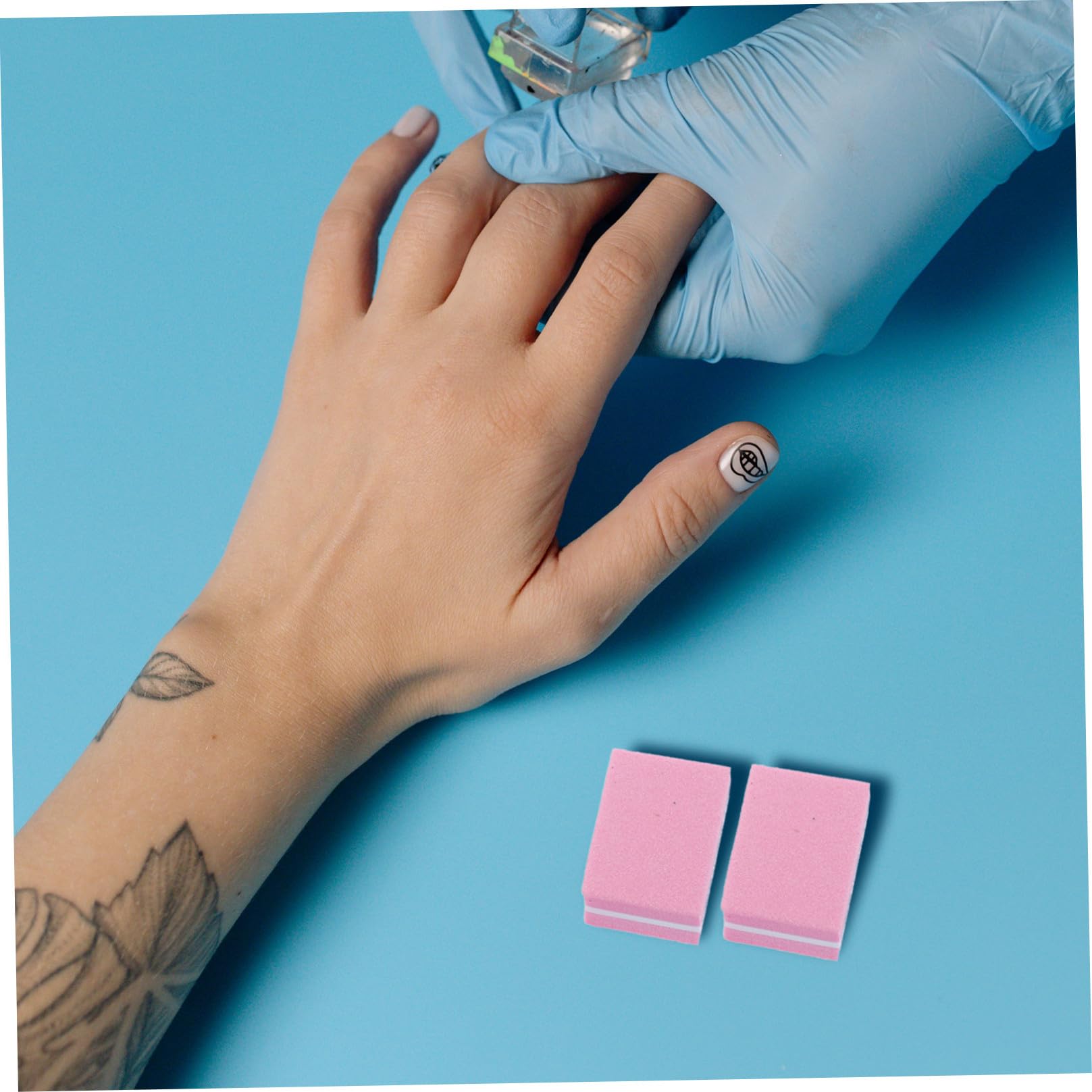 FRCOLOR Juego De 3 Bloques De Lijado Para Limar Uñas Herramienta Para Manicura Y Pedicura 50 Unidades X 3