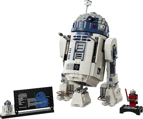 LEGO Star Wars 75379 R2-D2 - Jeu de Construction & Décoration - Figurine de Droïde avec Tête Rotative, Périscope & Outils - Minifigurine de Dark Malak - Cadeau pour Garçon dès 10 Ans ou Fans Adultes - 8