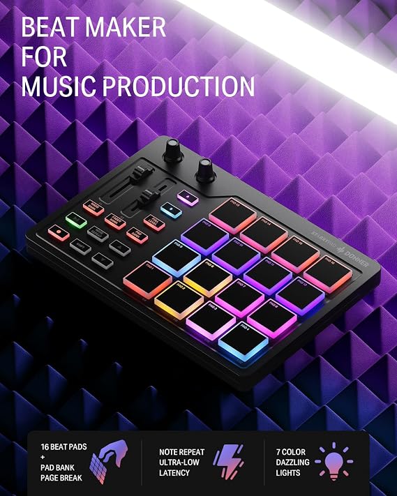 Donner Mini MIDI Keyboard+Donner MIDI Pad Beat Maker Machine