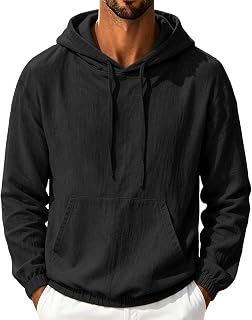 Men's Lightweight Workout Hoodies Pullover Golf Gym Sweatshirt