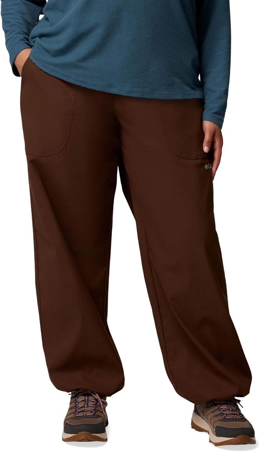 Columbia Womens Brea Falls Nylon Pant, Tobacco, 3X x S