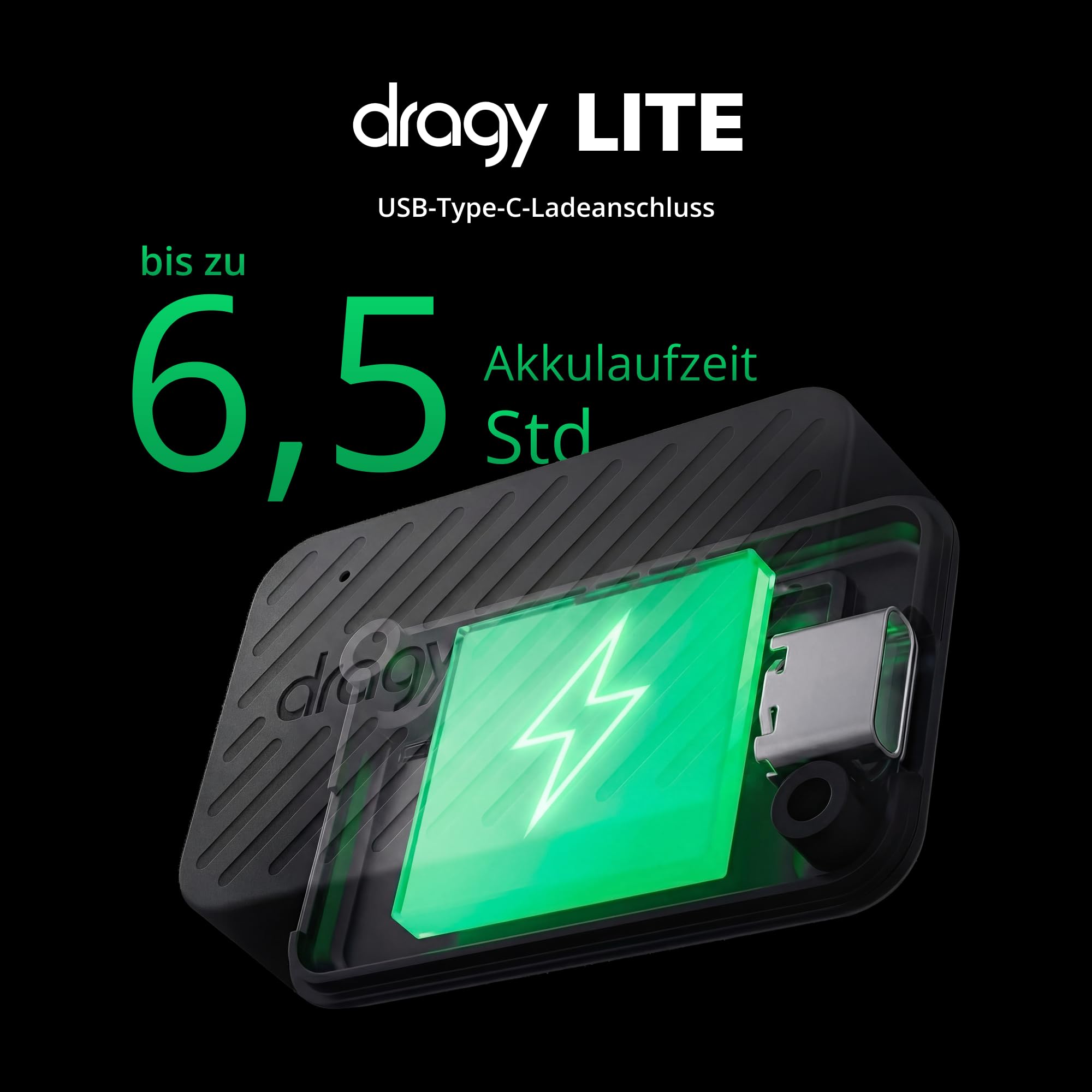 Der brandneue dragy Lite – Ultraleichter GPS-Laptimer für RC-Cars & FPV-Drohnen | Hochpräzises 25Hz-GPS-Modul mit UART-/Kompass-Ausgang | RaceChrono-kompatibel | 6,5 Std. Akkulaufzeit