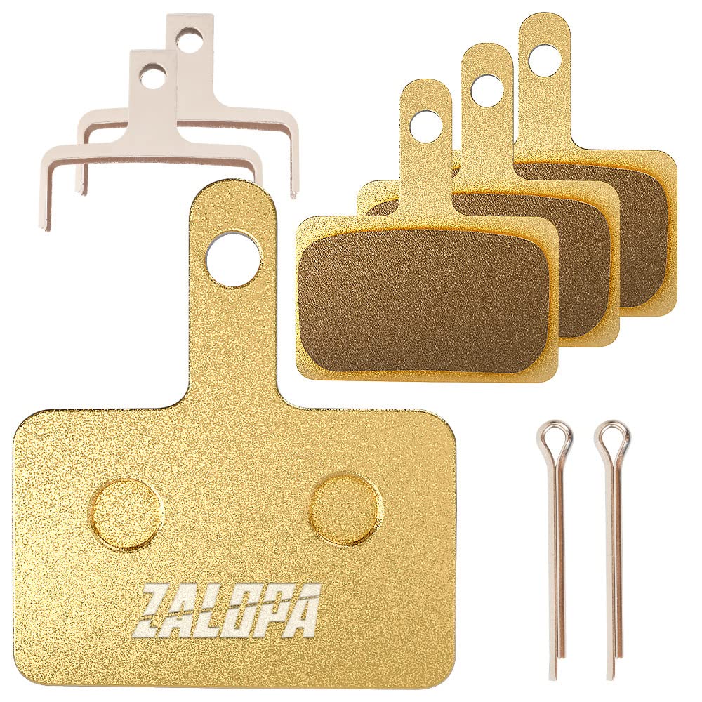 ZALOPA 2 Sets B03S Full Metal B01S Resin Brake Pads for TRP Tektro Shimano Deore Br-M575 M525 M515 T615 T675 M505 M495 M486 M485 M475 M465 M447 M446