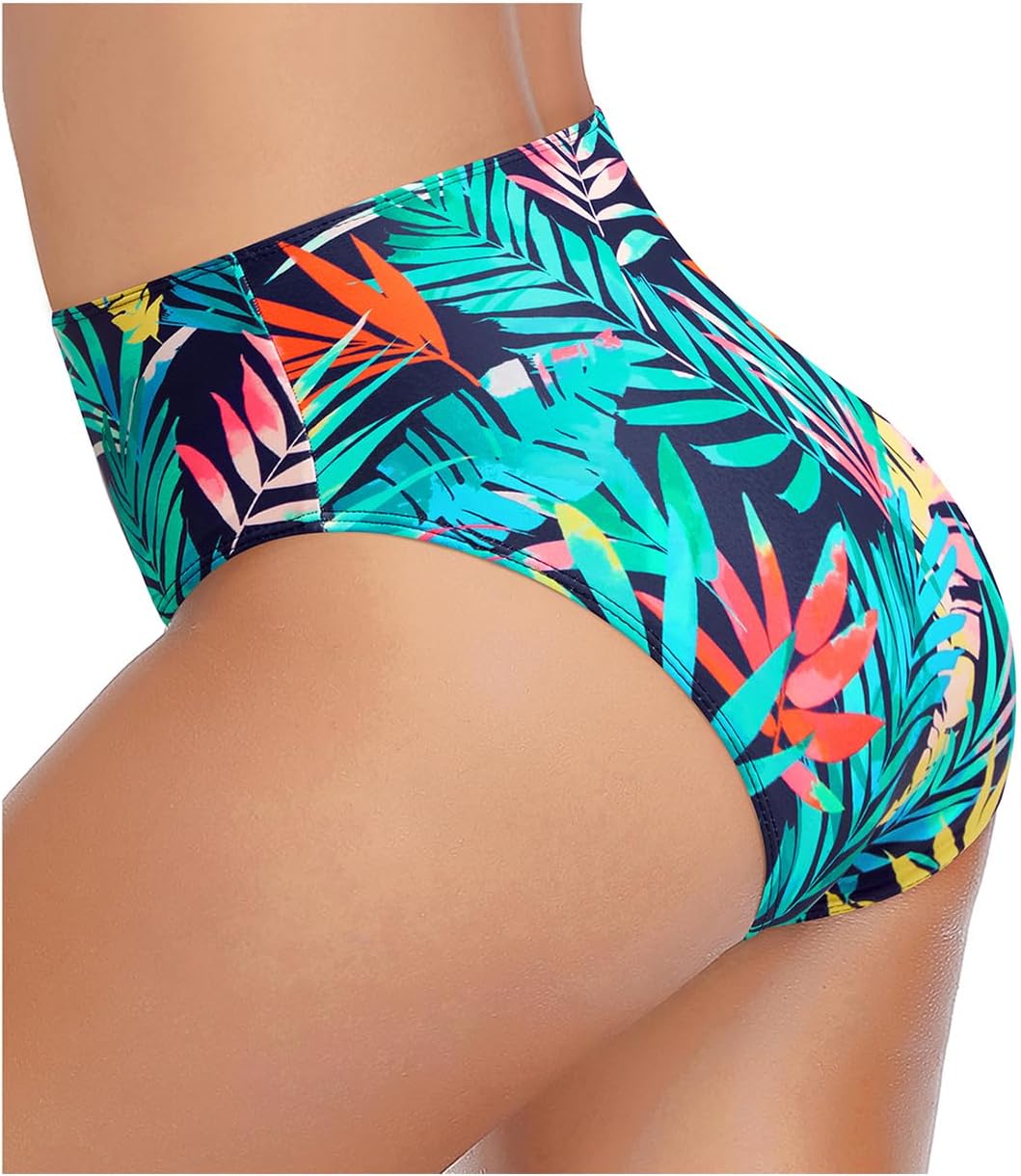 Tempt Me Women's High Waist Bikini Bottom - Full Coverage Bathing Suit Swim Bottom 2025 Swimsuit Swimwear - Image 5