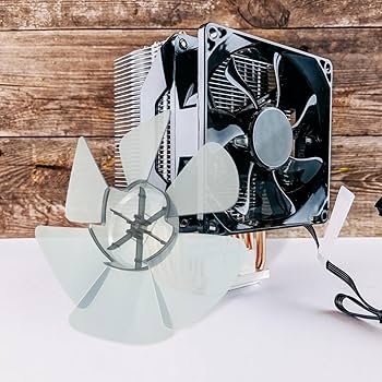 Amazon | FONDOTIN 扇風機ブレード 扇風機交換用羽根 透明グレー