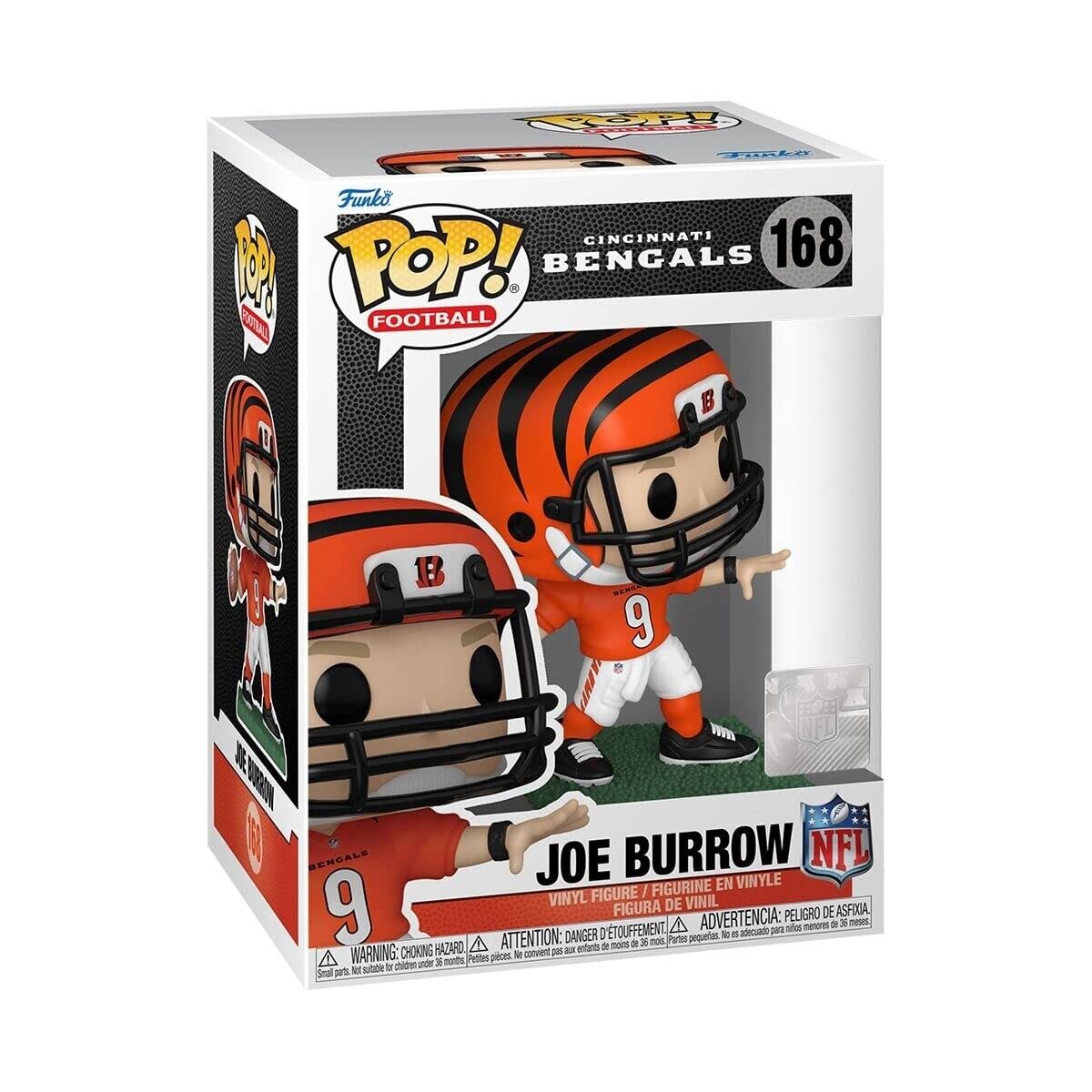 Amazon.com: Joe Burrow (Cincinnati Bengals) Funko Pop! NFL Series