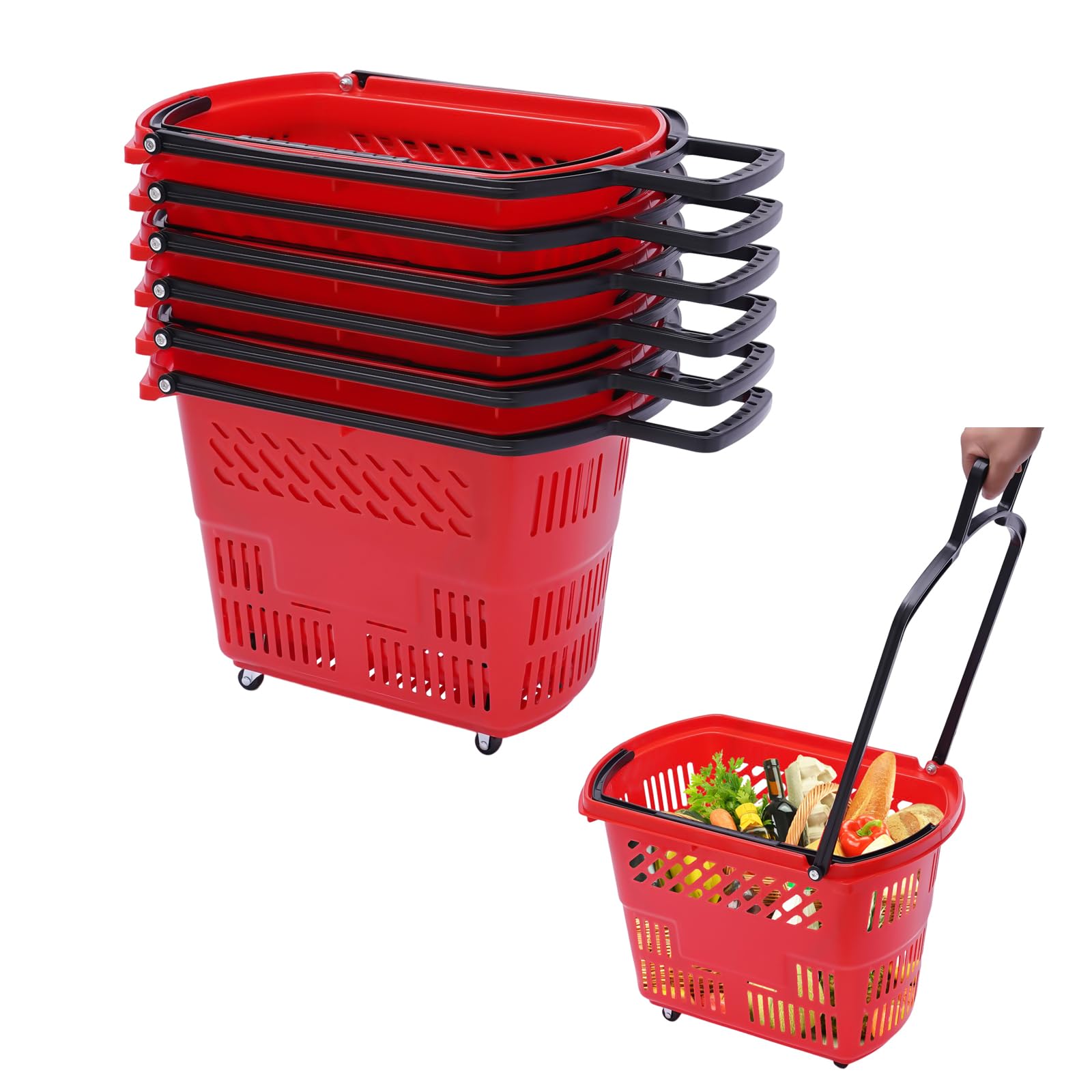 AMAZON COM CART WITH BASKETS visual data 8