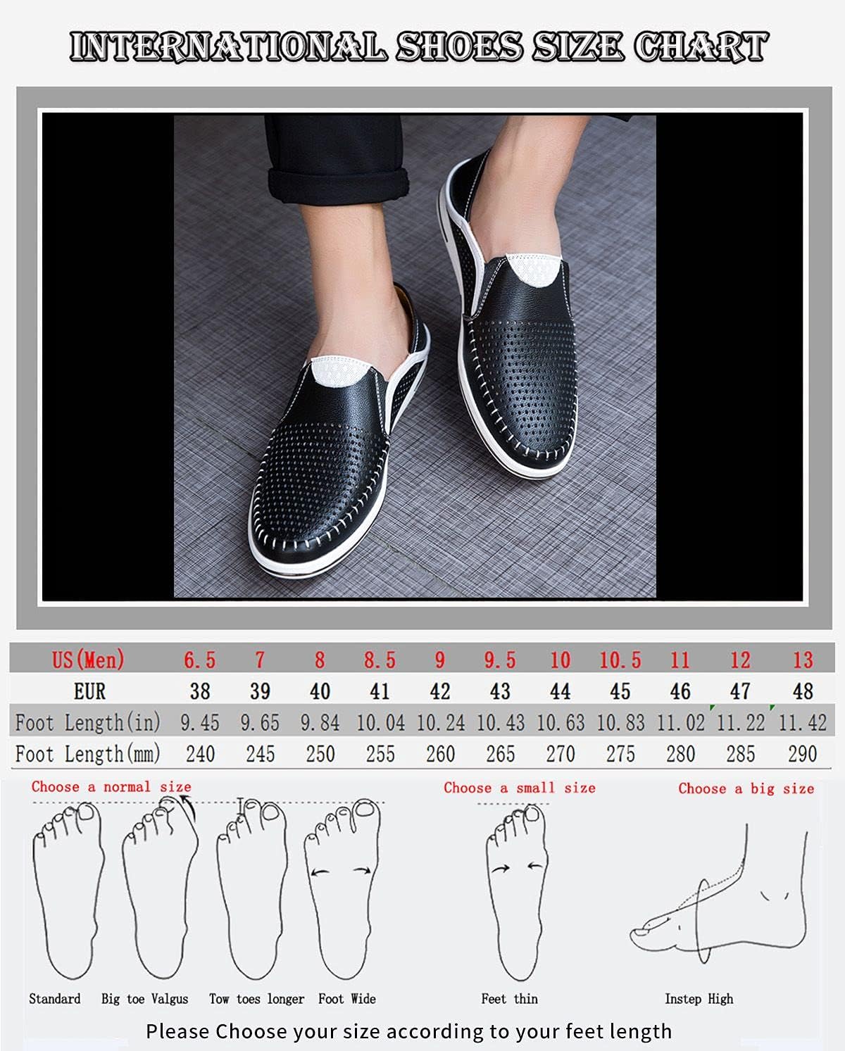 Men's Genuine Leather Loafers Shoes Fashion Slip-on Casual Soft Summer Driving Shoes - Image 7